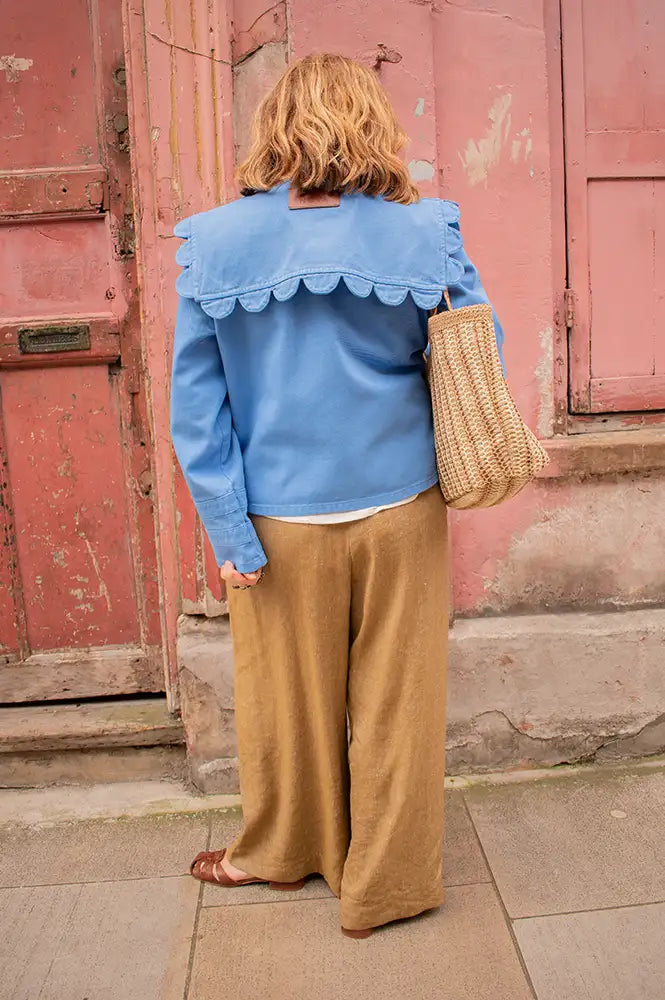 Stella Nova Coral Blue Sailor Jacket - The Mercantile London