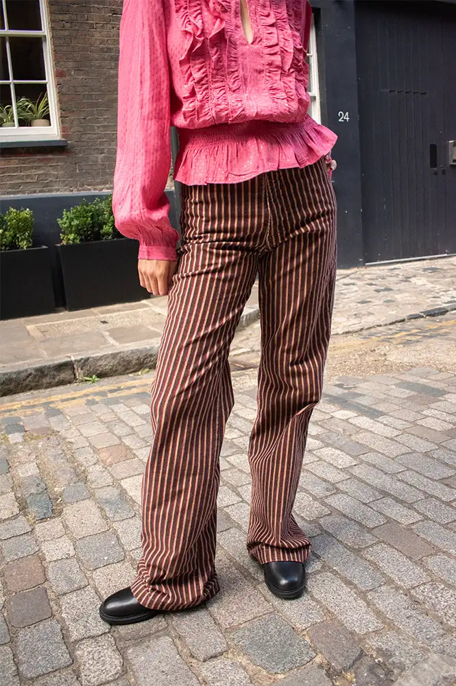 Maison Hotel Marceau Retro Stripes Trousers