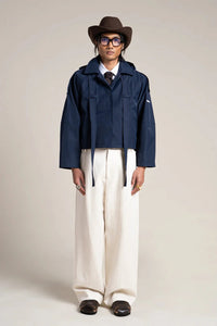 Flotte Tuileries Indigo Rain Jacket - The Mercantile London