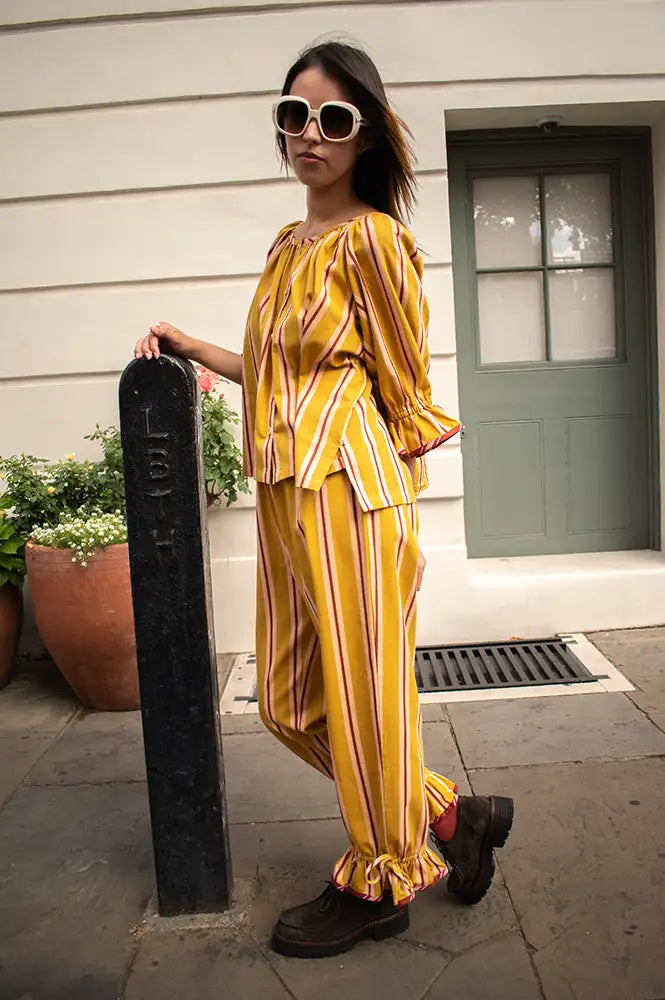 Projektityyny Tumeric Pop Striped Blouse