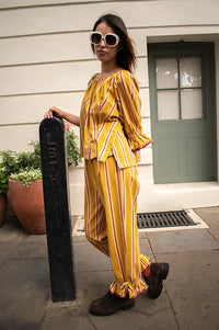 Projektityyny Tumeric Pop Striped Blouse