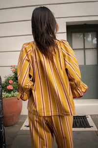 Projektityyny Tumeric Pop Striped Blouse