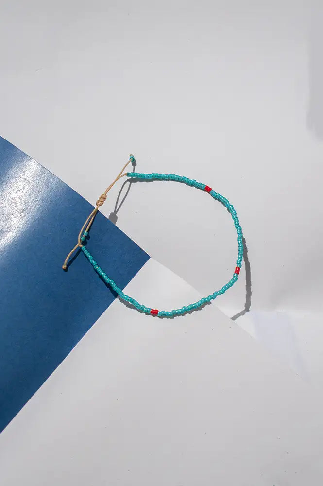 MAAS Teal & Red Cami Bracelet