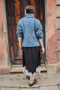 Object Kimia Legion Blue High Neck Jumper - The Mercantile London