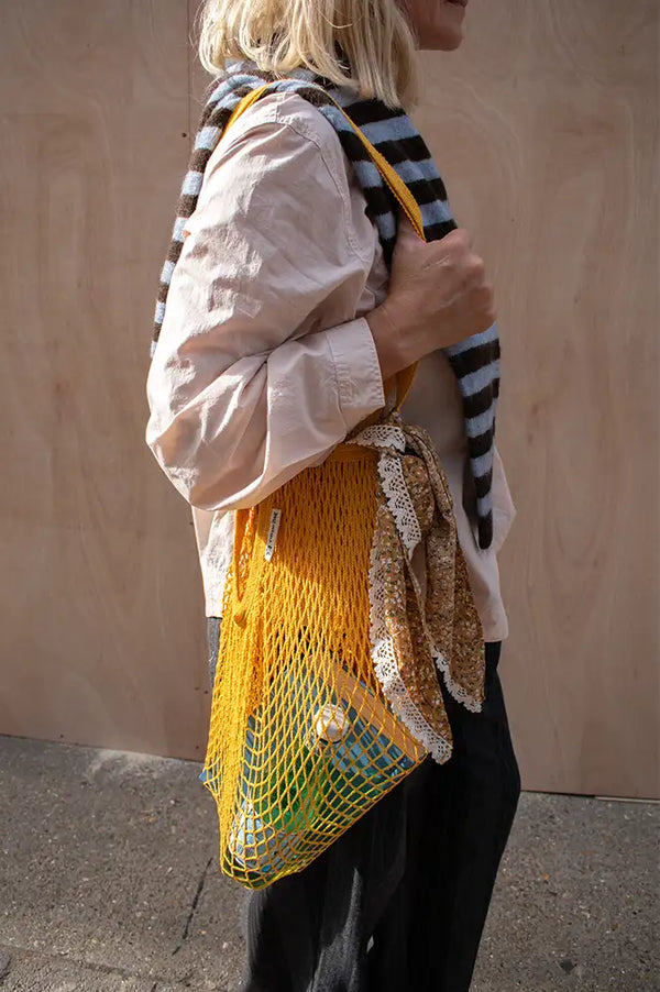 Turtle Bags Gold String Bag