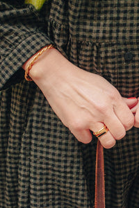 Nordic Muse Twist Cuff Bangle - The Mercantile London