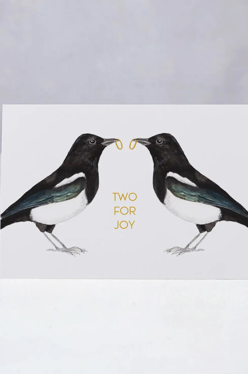 Mister Peebles Two For Joy Greeting Card - The Mercantile London