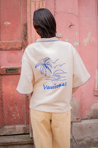 A.P Embroidered Vacation Shirt - The Mercantile London