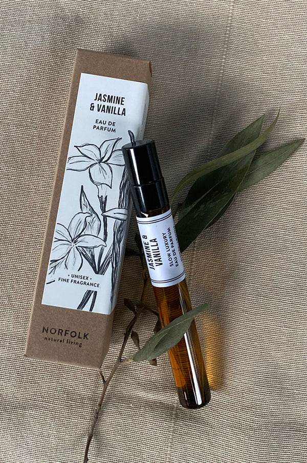 Norfolk Natural Living  Parfum - Jasmine & Vanilla 10ml - The Mercantile London