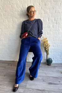 Emile et Ida Caroub Royal Blue Trousers - The Mercantile London