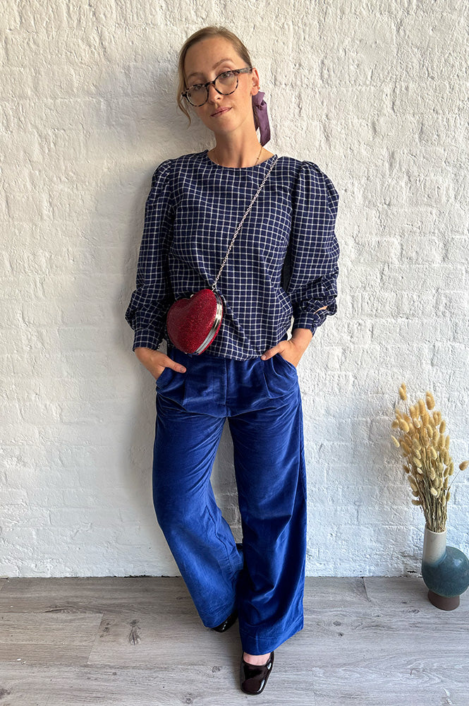 Emile et Ida Caroub Royal Blue Trousers - The Mercantile London