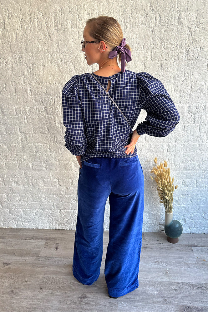Emile et Ida Caroub Royal Blue Trousers - The Mercantile London