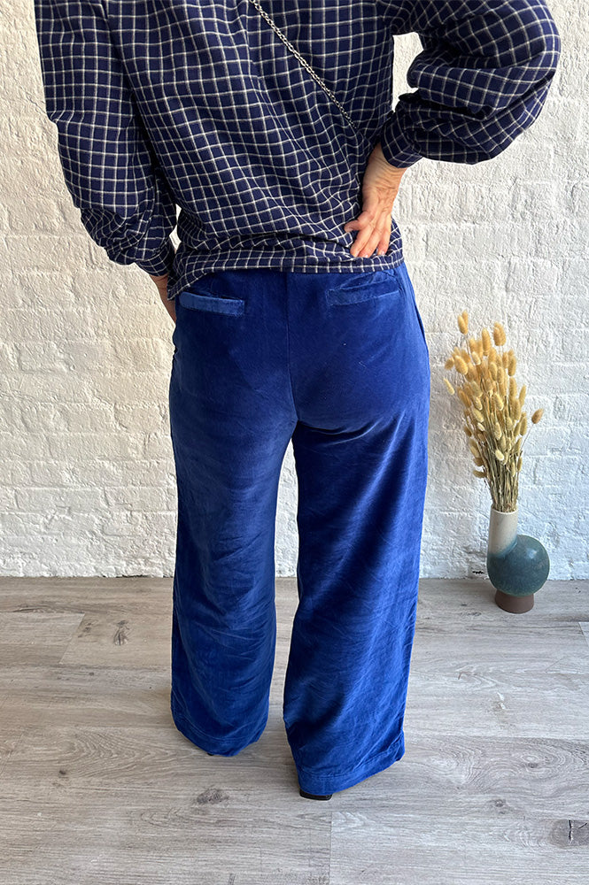 Emile et Ida Caroub Royal Blue Trousers - The Mercantile London