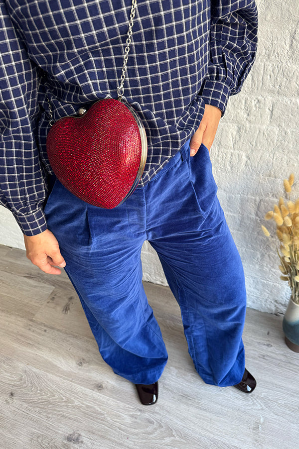 Emile et Ida Caroub Royal Blue Trousers - The Mercantile London