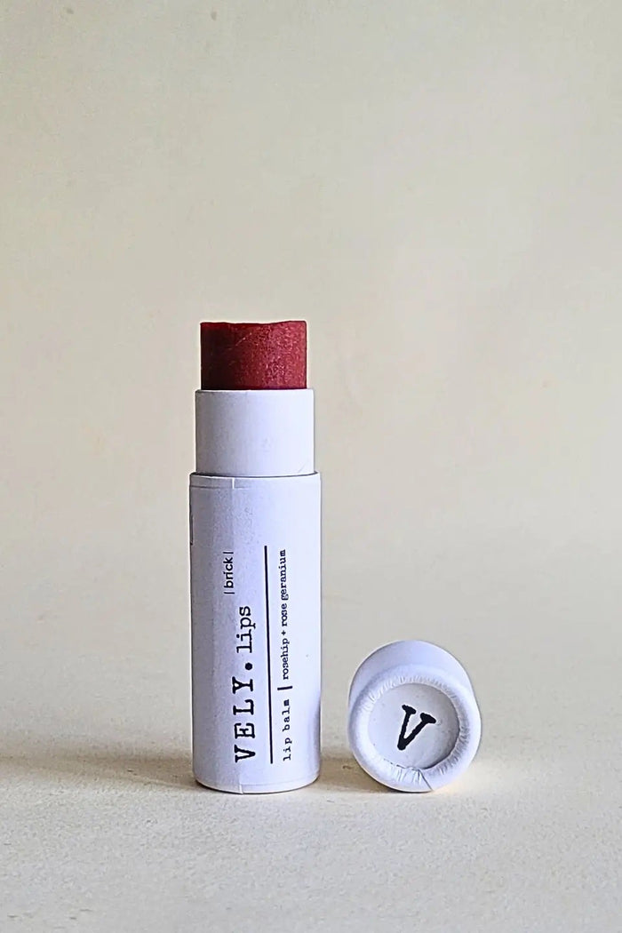 The Vely Soapery Brick Tinted Lip Balm - The Mercantile London