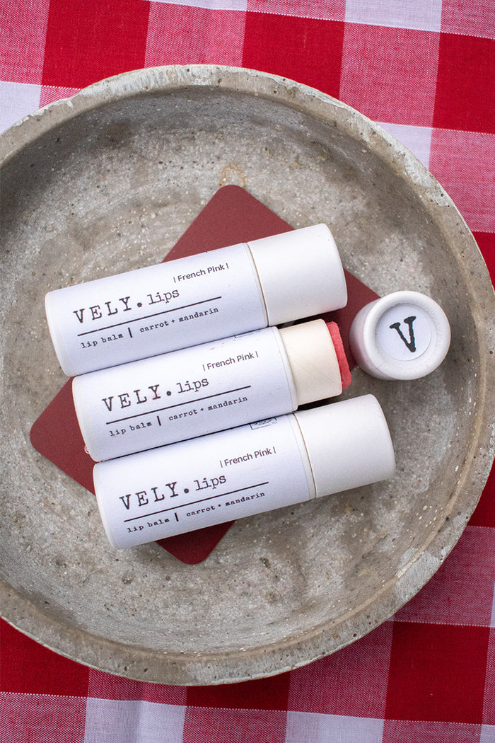 The Vely Soapery French Pink Tinted Lip Balm