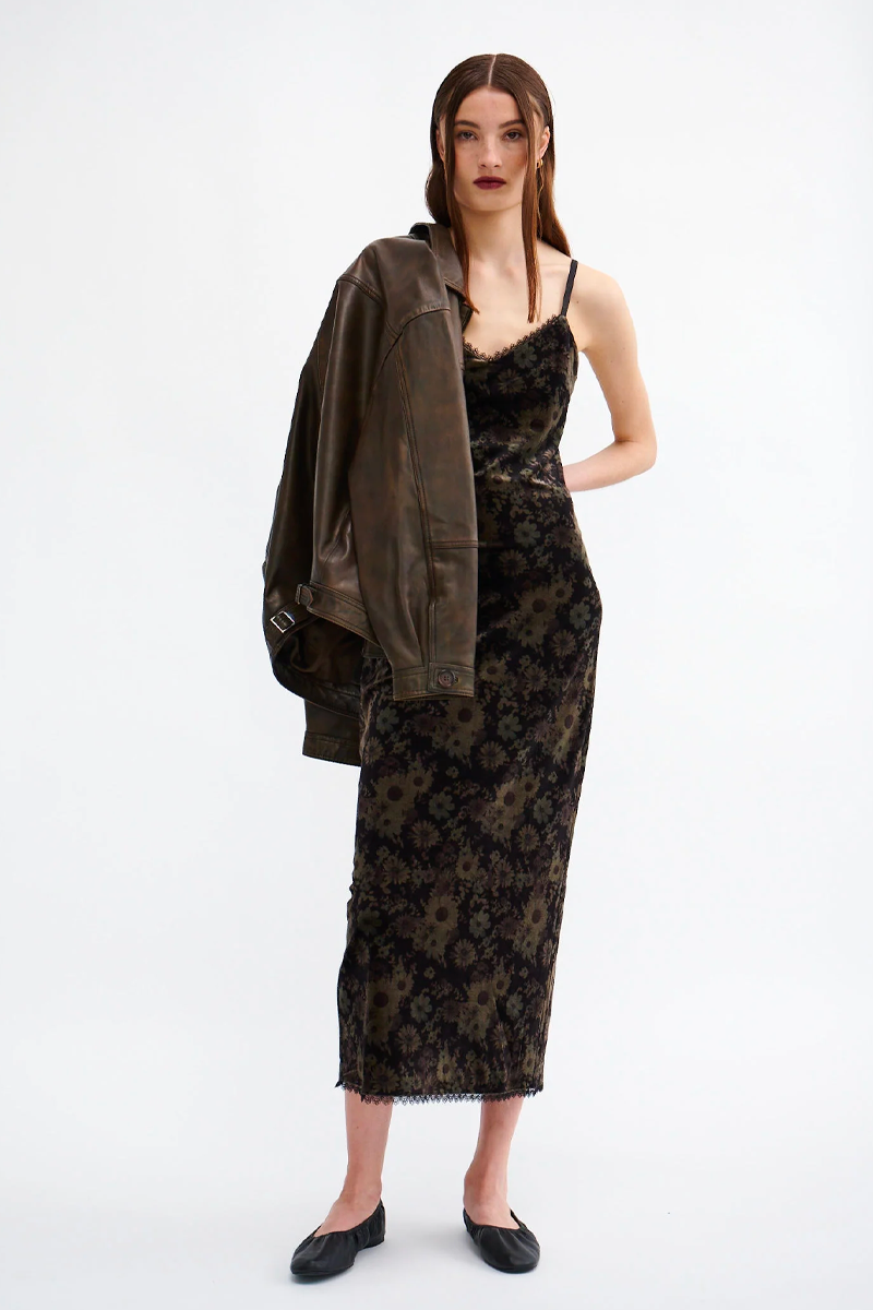 Resume Vesper Charcoal Dress - The Mercantile London