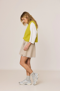 Indi & Cold Apple Boxy Knitted Vest