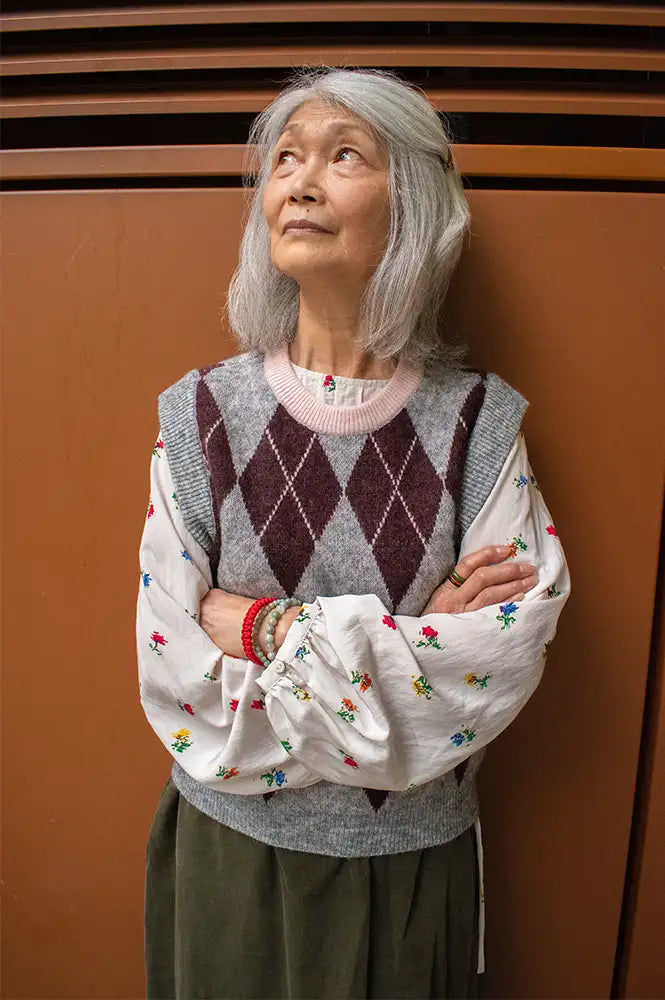 Numph Tikla Grey Melange Vest