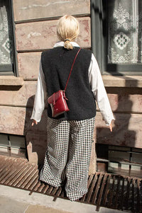 Fransa Gwynne Meteorite Black Waistcoat