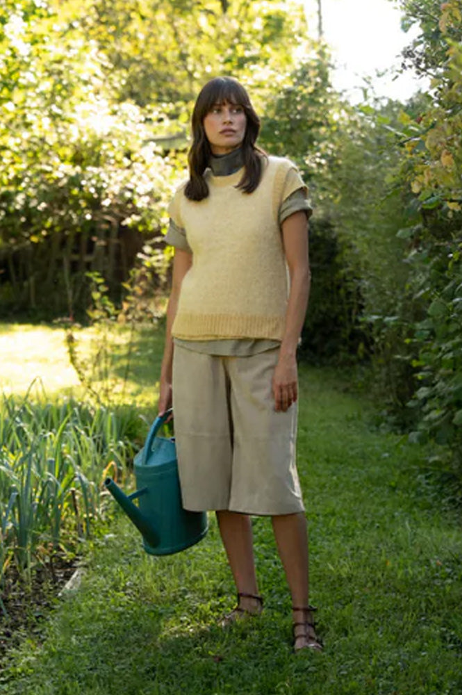 Maison Anje Breko Yellow Vest - The Mercantile London