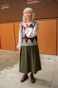 Numph Tikla Grey Melange Vest