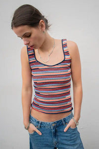Komodo Rosaria Striped Vest Top - The Mercantile London