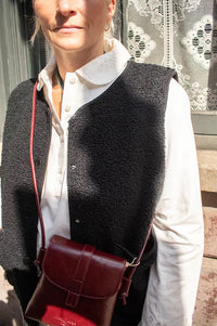 Fransa Gwynne Meteorite Black Waistcoat