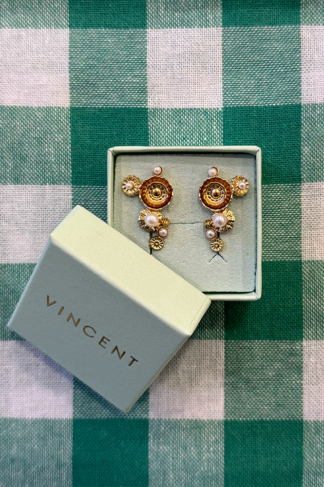 Vincent Venus Meadow Cluster Earrings - The Mercantile London