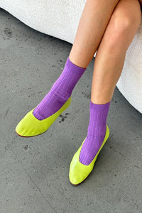 Le Bon Shoppe Her Violet Socks - The Mercantile London
