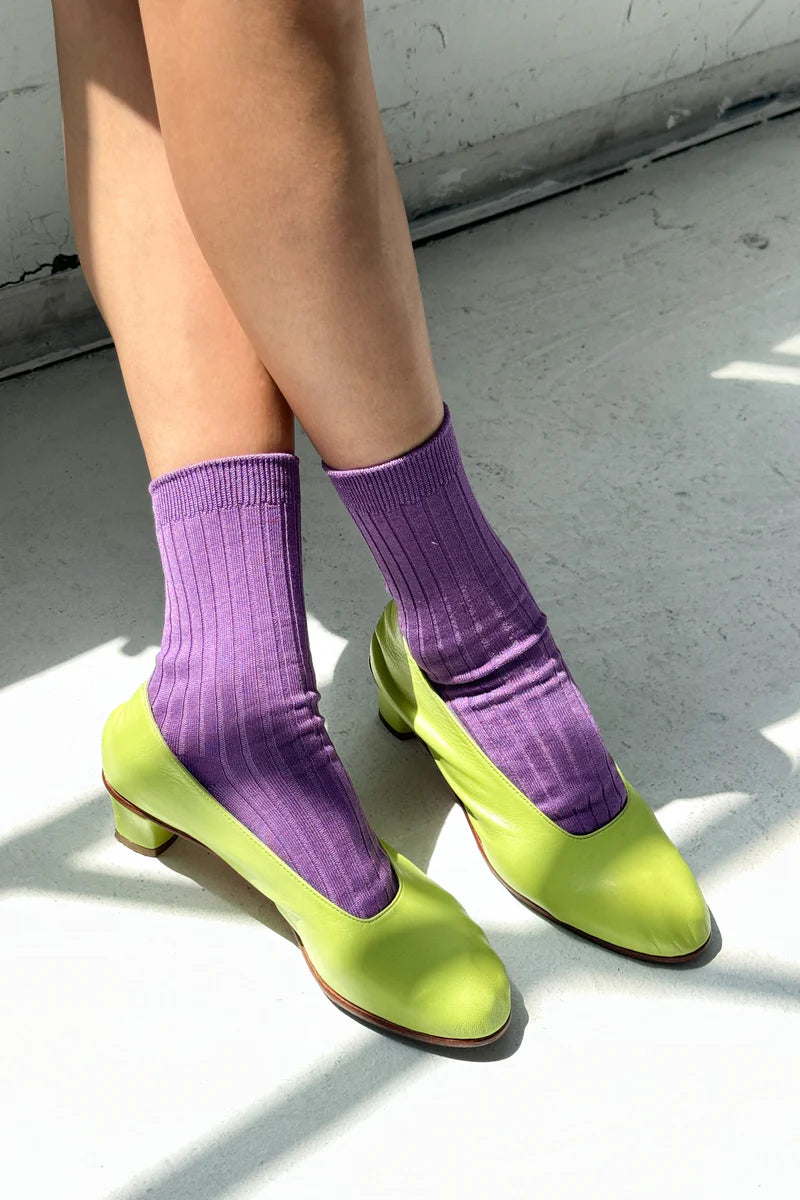 Le Bon Shoppe Her Violet Socks - The Mercantile London