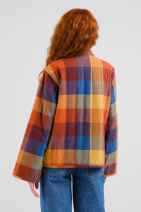 Dedicated Voxtorp Quilted Flannel Check Jacket - The Mercantile London