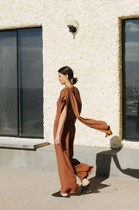 Indi & Cold Canela Asymmetric Blouse - The Mercantile London