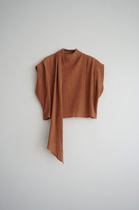 Indi & Cold Canela Asymmetric Blouse - The Mercantile London