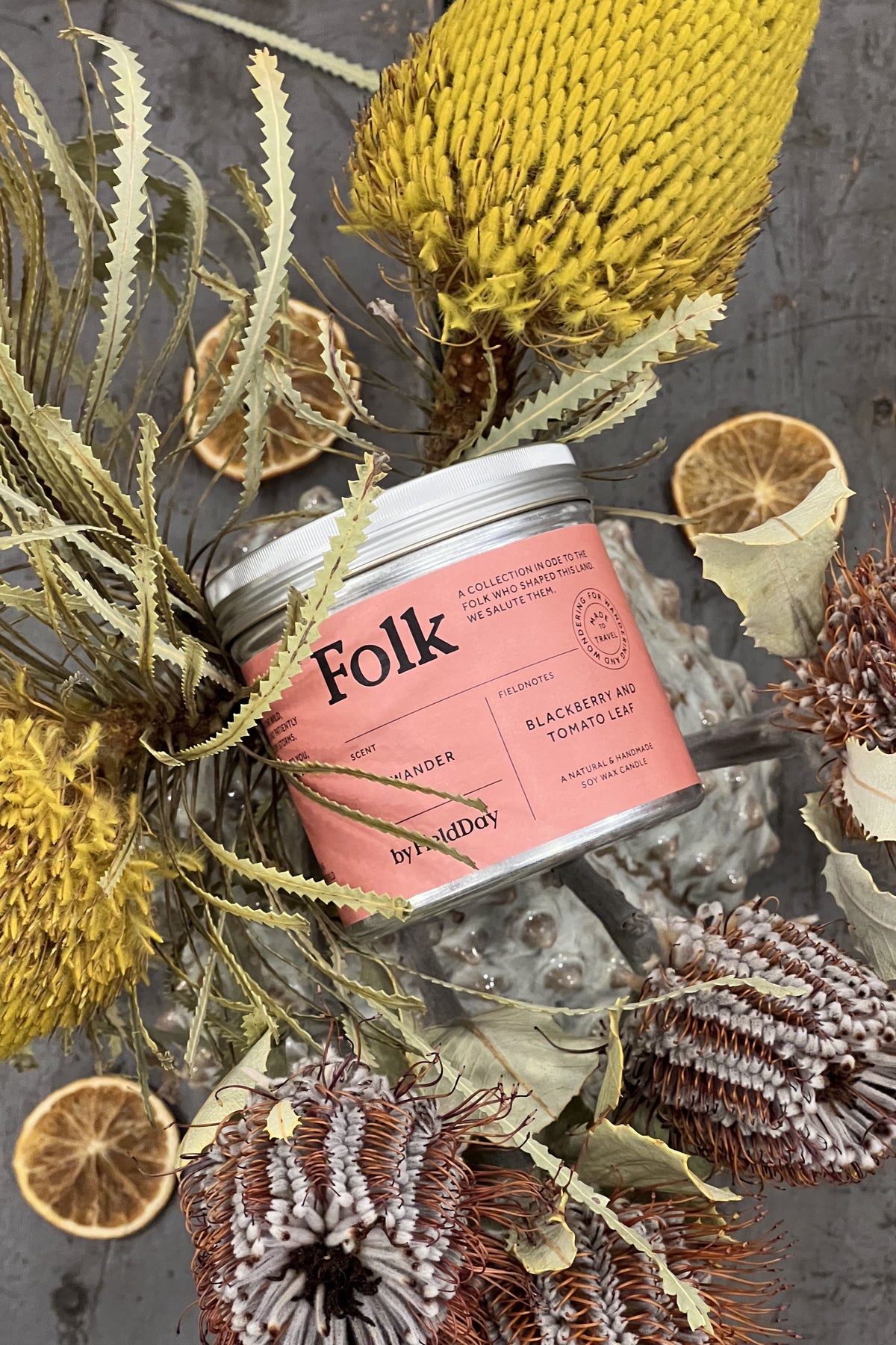 FieldDay Wander Folk Tin Candle - The Mercantile London