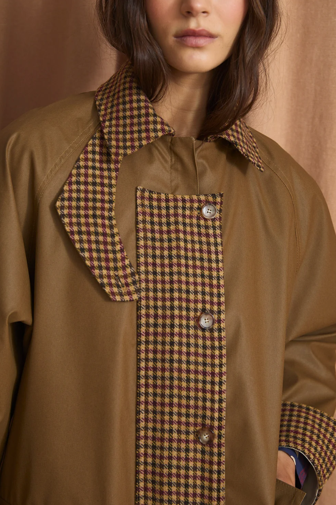 Sophie + Lucie Washington Harris Camel Coat