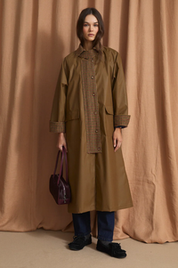Sophie + Lucie Washington Harris Camel Coat