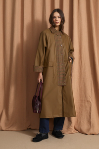 Sophie + Lucie Washington Harris Camel Coat