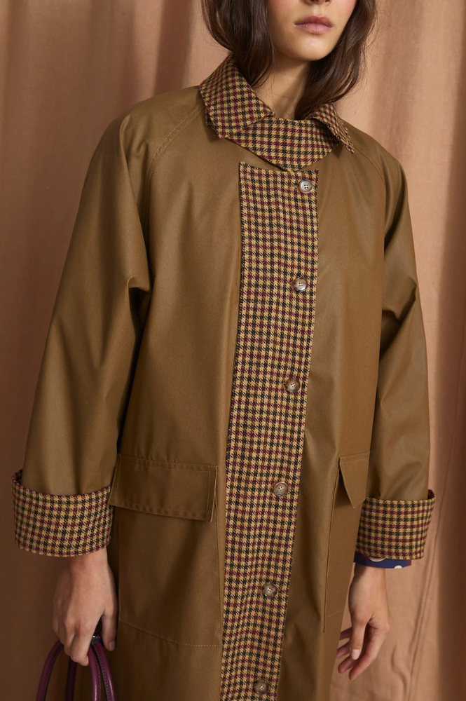 Sophie + Lucie Washington Harris Camel Coat
