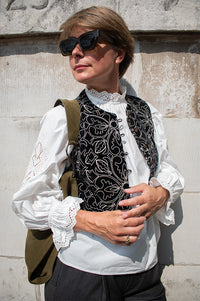 Suncoo Lola White Embroidered Blouse - The Mercantile London