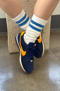 Le Bon Shoppe Cottage White Varsity Socks