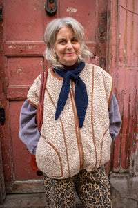 Bellerose Jandi Combo A Reversible Sleeveless Jacket