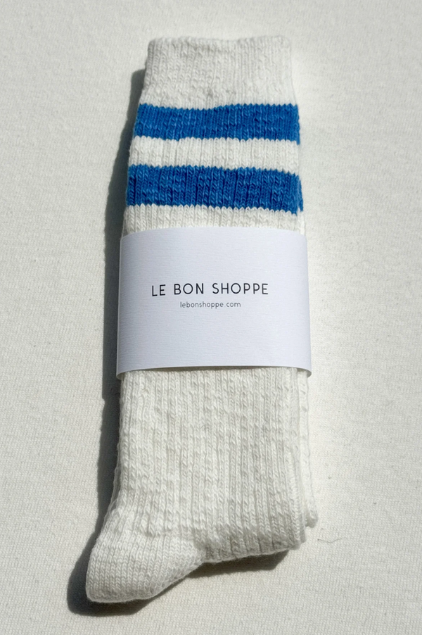 Le Bon Shoppe Cottage White Varsity Socks