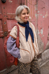 Bellerose Jandi Combo A Reversible Sleeveless Jacket