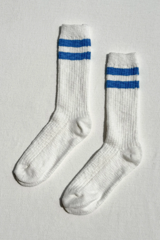 Le Bon Shoppe Cottage White Varsity Socks