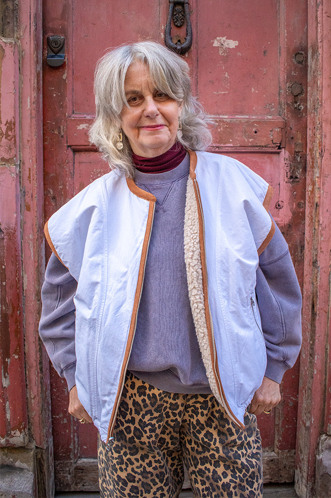 Bellerose Jandi Combo A Reversible Sleeveless Jacket