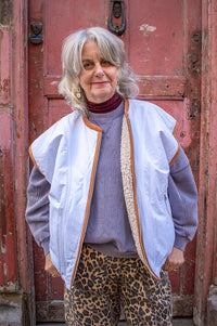 Bellerose Jandi Combo A Reversible Sleeveless Jacket