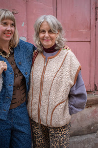 Bellerose Jandi Combo A Reversible Sleeveless Jacket