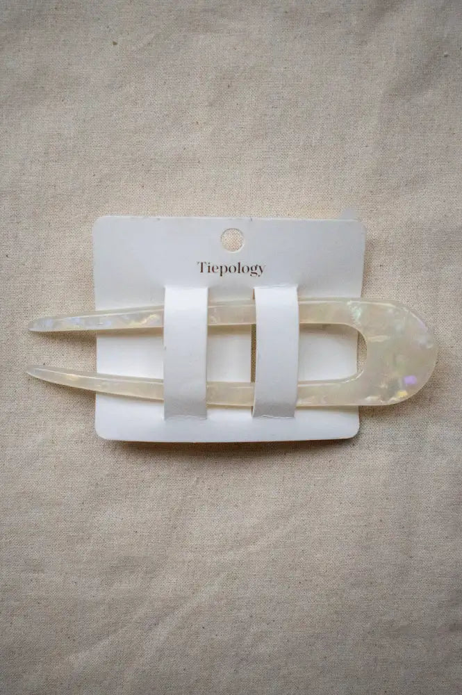 Tiepology Eco The French Ivory Pearl Hair Pin - The Mercantile London