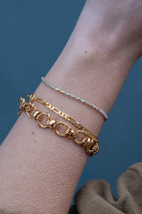 Atelline Miyuki Bead White Bracelet - The Mercantile London